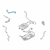 OEM 2010 Ford Mustang Tube Assembly Diagram - 4R3Z-6758-BA