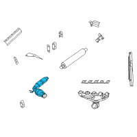 OEM 2009 Dodge Viper Catalytic Converter Diagram - 5264998AG