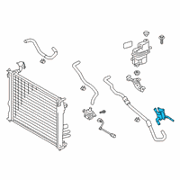 OEM 2022 Toyota Avalon Inverter Cooler Diagram - G125A-33010