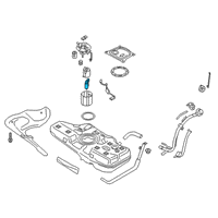 OEM 2019 Hyundai Accent Fuel Pump & Tube Assembly Diagram - 31119-C9000