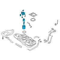 OEM 2020 Kia Forte Fuel Pump Assembly Diagram - 31120F2600