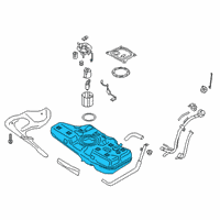 OEM Kia Fuel Tank Assembly Diagram - 31150M7500