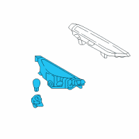 OEM 2019 Hyundai Elantra Lamp Assembly-High Mounted Stop Diagram - 92700-F2000