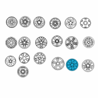 OEM Lincoln Navigator Spare Wheel Diagram - F75Z-1015-CB