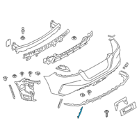 OEM 2022 BMW Z4 Rear Reflector, Rear Left Diagram - 63-14-8-089-571