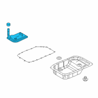 OEM 2013 Cadillac ATS Filter Diagram - 24252158