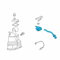 OEM Cadillac CT4 Tube Asm-Evap Emission Canister Purge Diagram - 12658981