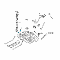 OEM 2011 Hyundai Sonata Fuel Pump Sender Assembly Diagram - 94460-4R000