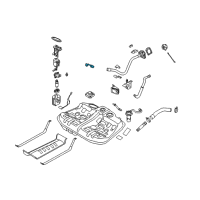 OEM 2015 Hyundai Sonata Extension Wiring Assembly-Fuel Pump Diagram - 31125-4R200