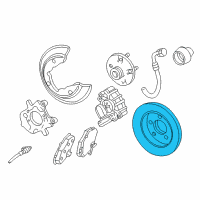 OEM 1994 Ford Taurus Rotor Diagram - YF1Z-1V125-DB