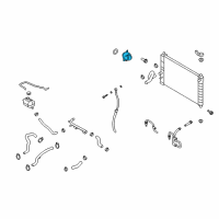 OEM 2004 Chevrolet Aveo Thermostat Unit Diagram - 96407677