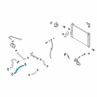 OEM 2004 Chevrolet Aveo Heater Hose Diagram - 95211454