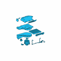 OEM 2006 Hyundai Elantra Blower Unit Diagram - 97210-2D150