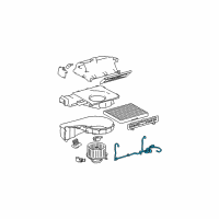 OEM 2006 Hyundai Elantra Wiring Assembly-Blower Diagram - 97192-2D000