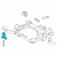 OEM 2000 Honda Odyssey Stay A, R. Sub-Frame Mounting Diagram - 50232-S0X-A00