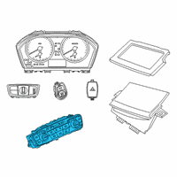 OEM 2022 BMW X2 Automatic Air Conditioning Control Diagram - 64-11-9-371-460