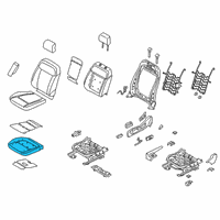 OEM 2020 Ford Ranger Seat Cushion Pad Diagram - KB3Z-21632A22-A