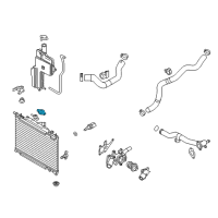 OEM 2020 Toyota Yaris Radiator Cap Diagram - 16401-WB001