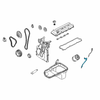 OEM Nissan Guide-Oil Level Diagram - 11150-F450A