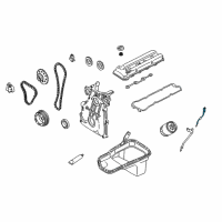 OEM Nissan Frontier Gauge Oil Lever Diagram - 11140-3S507