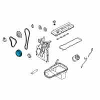 OEM 2002 Nissan Frontier Pulley-Crankshaft Diagram - 12303-9WA0A