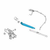 OEM 2016 Kia Forte Rear Wiper Arm Assembly Diagram - 98811A7000