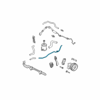 OEM Acura MDX Pipe B, Return (10MM) Diagram - 53779-S9V-A01