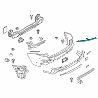 OEM BMW X4 Reflector Left Diagram - 63-14-8-497-423