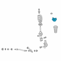 OEM 2001 Chrysler LHS Mount-STRUT Diagram - 4782018AB