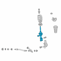 OEM 1999 Dodge Intrepid STRUT-STRUT Diagram - 4782110AH