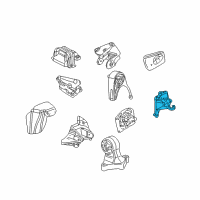 OEM Chrysler Cirrus Bracket-Transmission Mount Diagram - 4573776