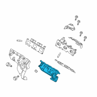 OEM 2018 Lincoln MKT Exhaust Manifold Diagram - DA5Z-9431-A