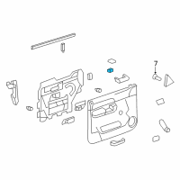 OEM 2011 GMC Sierra 3500 HD Lock Switch Diagram - 25953267