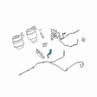 OEM Lincoln Navigator Lever Assembly Diagram - 6L1Z-5A967-B