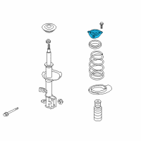 OEM 2013 Nissan Leaf Insulator Strut Mounting Diagram - 54321-1KA0B