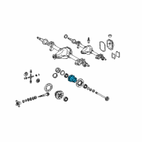 OEM 2005 Dodge Sprinter 2500 Rear Axle-Hub Diagram - 5104580AA