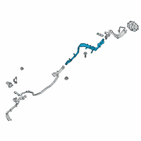 OEM Ram 1500 TUBE/HOSE-Supply & Return Diagram - 68352163AC