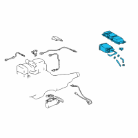 OEM 2001 Lexus IS300 Vapor Canister Diagram - 77740-53011