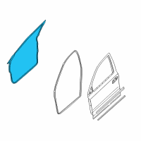 OEM Mercury Weatherstrip On Body Diagram - 9G1Z-5420708-B