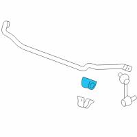 OEM 2006 Pontiac Solstice Insulator-Front Stabilizer Shaft Diagram - 25789241