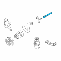 OEM 2000 Chrysler LHS Line-Power Steering Diagram - 4782203AF