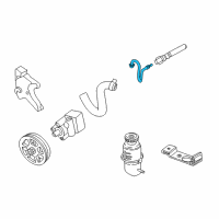 OEM 2004 Dodge Intrepid Tube-Power Steering Pump Diagram - 4782209AB