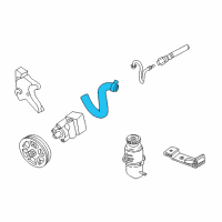 OEM 1999 Chrysler 300M Line-Power Steering Diagram - 4772682AC