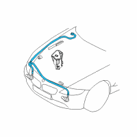 OEM BMW Z4 Cleaning System Hose Diagram - 61-67-7-037-416