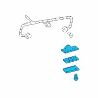 OEM 2011 Mercury Grand Marquis License Lamp Diagram - F8AZ-13550-AA
