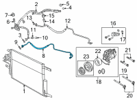 OEM Ram 1500 Line-A/C Discharge Diagram - 68277015AB