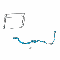 OEM Dodge Hose Assembly-Oil Cooler Pressure And Ret Diagram - 55038164AG