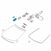 OEM 2016 Lexus RX450h Sensor, Rain & HUMID Diagram - 89941-47010