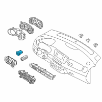 OEM 2017 Kia Sedona Switch Assembly-Trunk Lid Diagram - 93750A9000BND