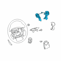 OEM Toyota Camry Switch Assembly Diagram - 84250-06280